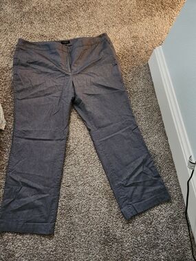 Women's Slate Gray Lined Dress Pants